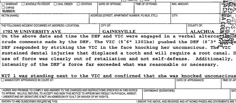 Illustration for article titled NFL Draft Prospect Caleb Brantley Charged With Misdemeanor Battery After Allegedly Knocking Woman Unconscious